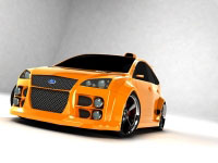 Ford Focus II Tuning Re-rendered