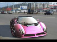 Smart-Testarossa на тверских улицах