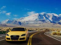 Audi TT on road