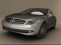 Mercedes-Benz CL 600 2007 new render
